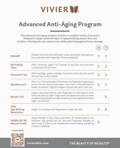 Advanced Anti-aging Program