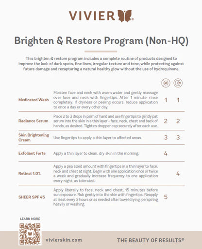 Brighten & Restore Program - Non HQ