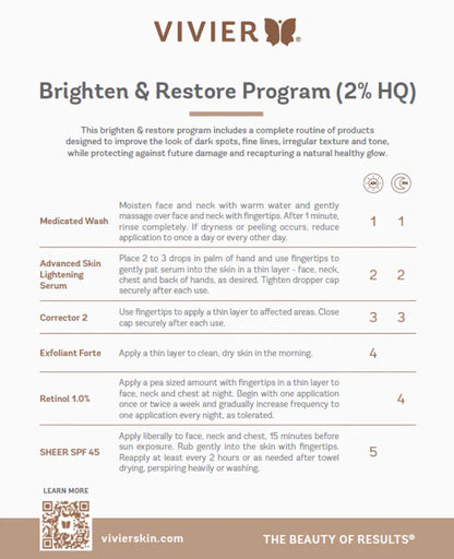 Brighten & Restore Program - 2% HQ